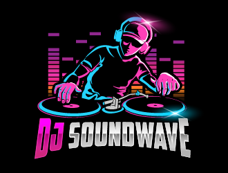 Dj Soundwave logo design by THOR_