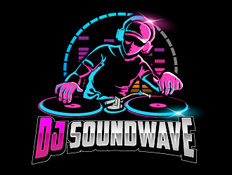 Dj Soundwave logo design by THOR_
