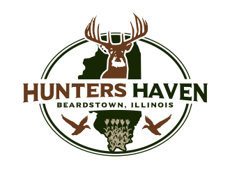 Hunters Haven logo design by BeDesign