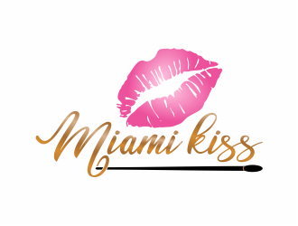 Miami kiss  logo design by mutafailan