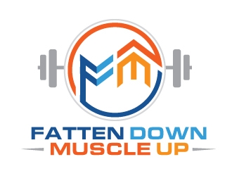 Fatten Down Muscle Up logo design by REDCROW