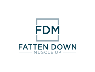 Fatten Down Muscle Up logo design by akhi