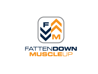 Fatten Down Muscle Up logo design by enan+graphics