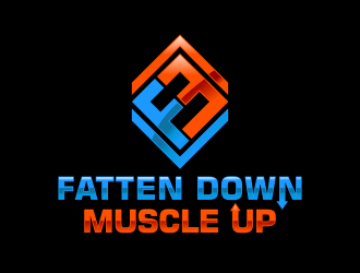 Fatten Down Muscle Up logo design by agus