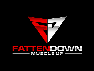 Fatten Down Muscle Up logo design by mutafailan