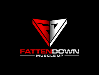Fatten Down Muscle Up logo design by mutafailan