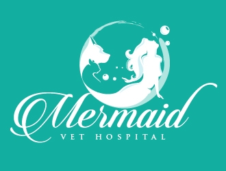 Mermaid Vet Hospital logo design by dorijo