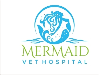 Mermaid Vet Hospital Logo Design 48hourslogo Com