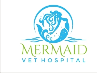 Mermaid Vet Hospital logo design by GURUARTS