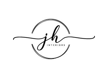 JH Interiors logo design by Lovoos