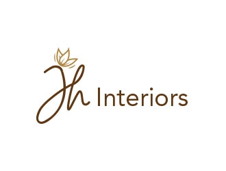 JH Interiors logo design by yippiyproject