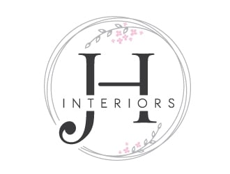 JH Interiors logo design by REDCROW