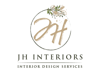 JH Interiors logo design by BeDesign