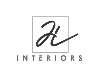 JH Interiors logo design by REDCROW