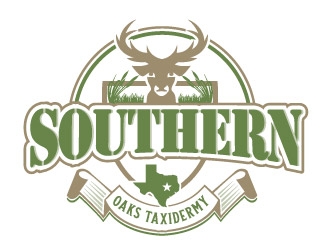 Southern Oaks Taxidermy  logo design by REDCROW