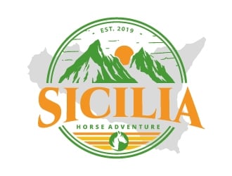 Sicily Horse Adventure logo design by Frenic