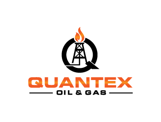 QUANTEX OIL & GAS logo design by bluespix