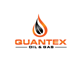 QUANTEX OIL & GAS logo design by bluespix