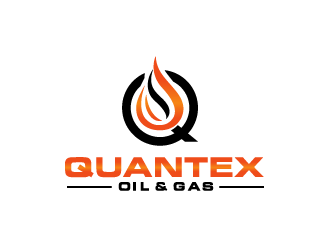QUANTEX OIL & GAS logo design by bluespix
