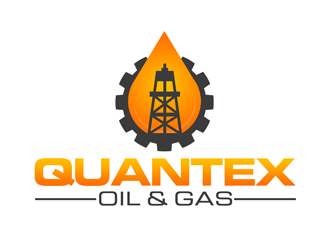 QUANTEX OIL & GAS logo design by kunejo
