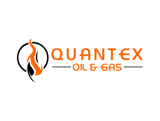 QUANTEX OIL & GAS logo design by Gwerth