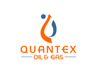 QUANTEX OIL & GAS logo design by Gwerth