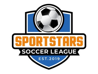 SportStars Youth Soccer League logo design by DreamLogoDesign