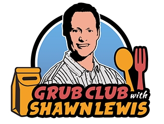 Grub Club with Shawn Lewis logo design by PrimalGraphics
