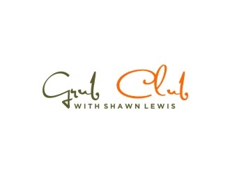 Grub Club with Shawn Lewis logo design by bricton