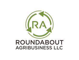 ROUNDABOUT AGRIBUSINESS LLC logo design by checx