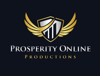 Prosperity Online Productions logo design by BeDesign