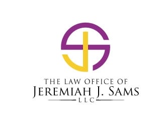 The Law Office of Jeremiah J. Sams, L.L.C. logo design by maze