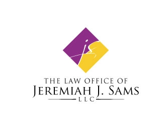The Law Office of Jeremiah J. Sams, L.L.C. logo design by maze