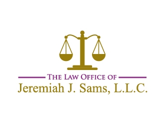 The Law Office of Jeremiah J. Sams, L.L.C. logo design by Mirza