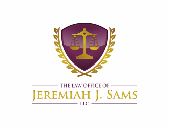 The Law Office of Jeremiah J. Sams, L.L.C. logo design by pakNton