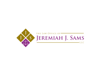 The Law Office of Jeremiah J. Sams, L.L.C. logo design by Sheilla