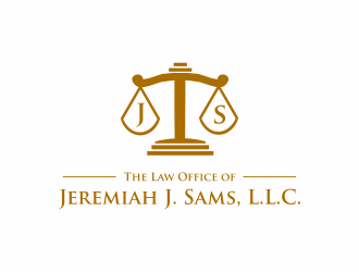 The Law Office of Jeremiah J. Sams, L.L.C. logo design by santrie