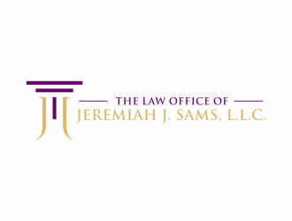 The Law Office of Jeremiah J. Sams, L.L.C. logo design by checx
