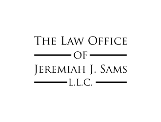 The Law Office of Jeremiah J. Sams, L.L.C. logo design by Naan8