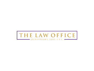 The Law Office of Jeremiah J. Sams, L.L.C. logo design by EkoBooM