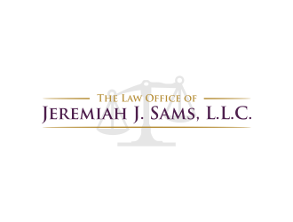 The Law Office of Jeremiah J. Sams, L.L.C. logo design by ammad