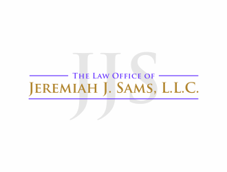 The Law Office of Jeremiah J. Sams, L.L.C. logo design by Lafayate