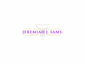 The Law Office of Jeremiah J. Sams, L.L.C. logo design by Franky.