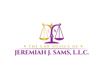 The Law Office of Jeremiah J. Sams, L.L.C. logo design by fawadyk