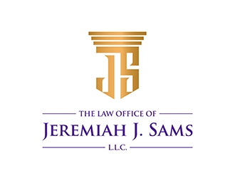 The Law Office of Jeremiah J. Sams, L.L.C. logo design by SteveQ