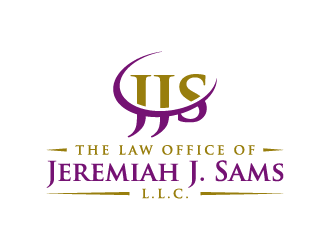 The Law Office of Jeremiah J. Sams, L.L.C. logo design by akilis13