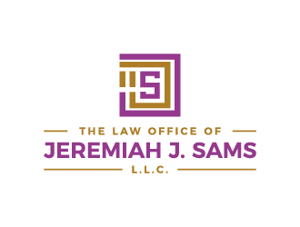The Law Office of Jeremiah J. Sams, L.L.C. logo design by akilis13