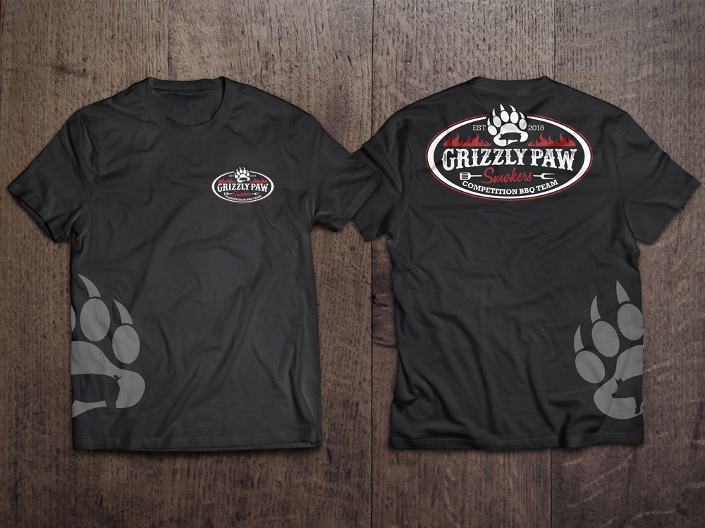 Grizzly Paw Smokers logo design by KHAI