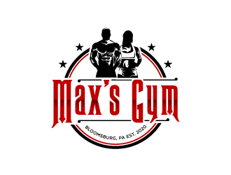 Max’s Gym logo design by torresace