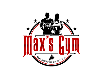 Max’s Gym logo design by torresace